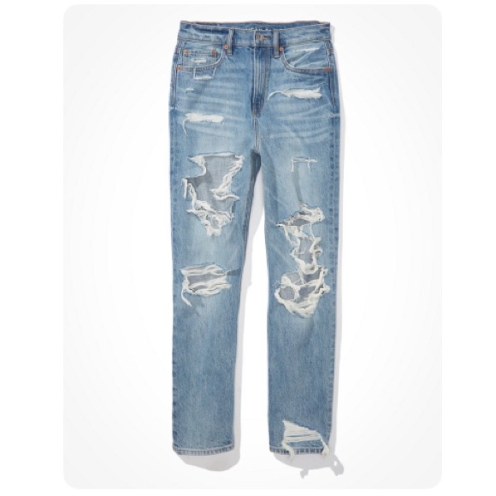 AE Ripped Highest Waist '90s Boyfriend Jeans-Size 10 (run small) - NWT (removed)